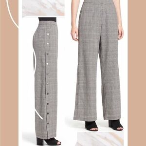 Work trousers gray with a pattern design